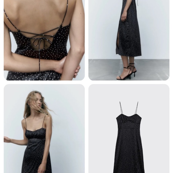 Zara satin dress size small - Picture 3 of 6
